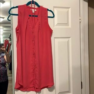 Motherhood Maternity Button Down Tank Top SzM